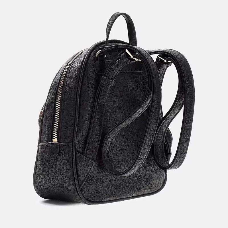 Rucsac femei Guess Manhatan II negru cu logo frontal 911RUCSHWBG7118320N — imaginea 2