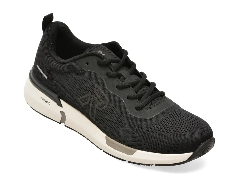 Pantofi sport RIEKER negri, U1404, din material textil