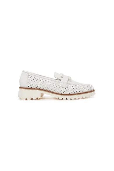 Mocasini dama 12-31251-04 - Piele naturala - Ecru