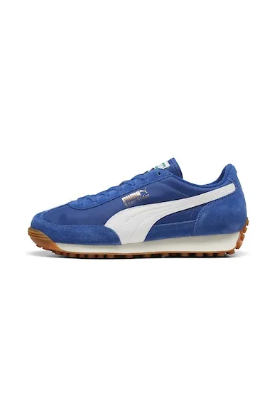Pantofi sport cu garnituri de piele intoarsa Easy Rider Vintage - Albdwqfsq - Alb/Albastru royal