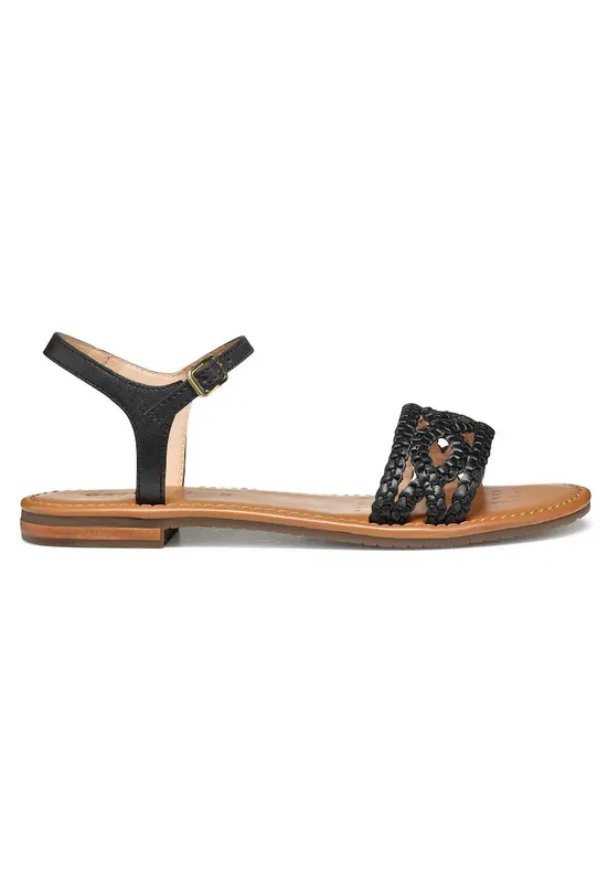 Sandale dama - D55LXA-00081 - Piele naturala - Negru