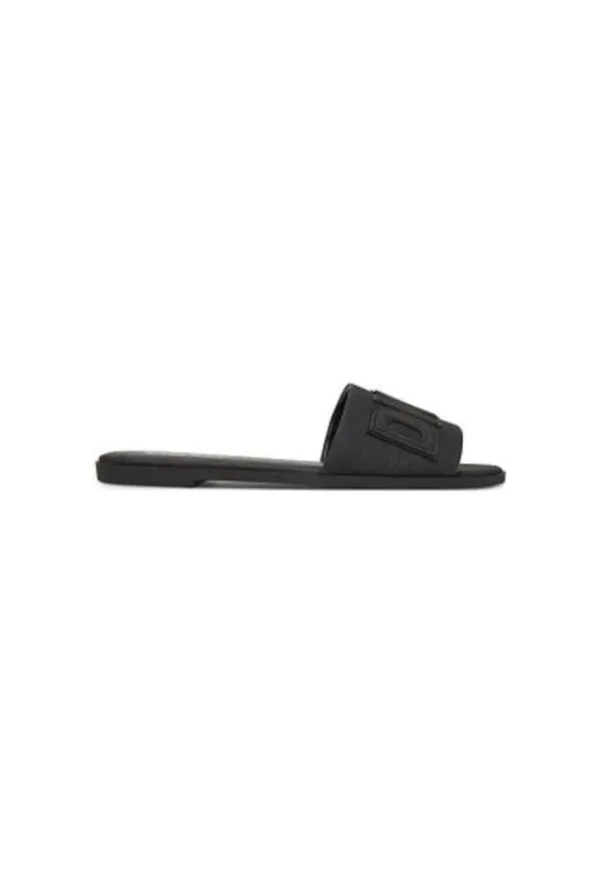 Slapi dama - K1500528 - Textil - Negru - Negru