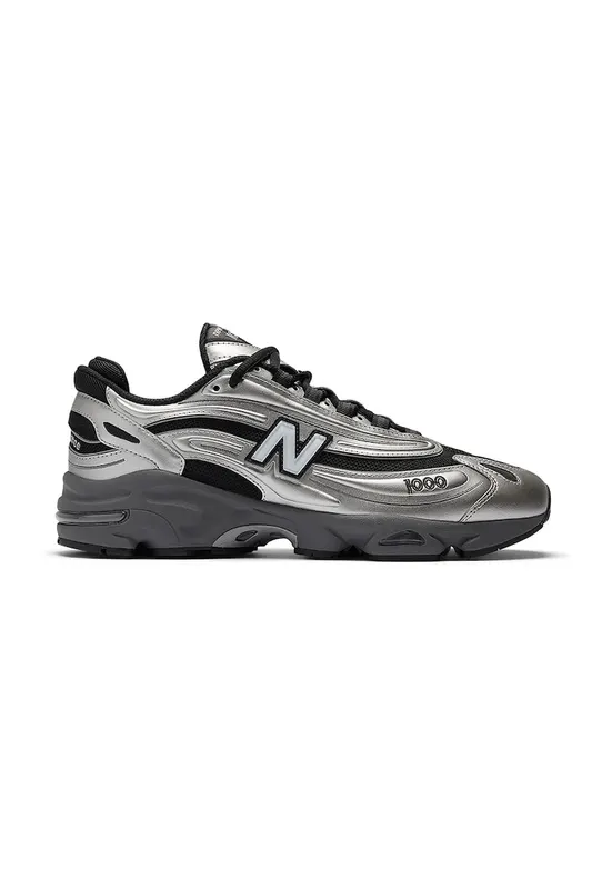 Pantofi sport 1000 43402 - Negru/Argintiu