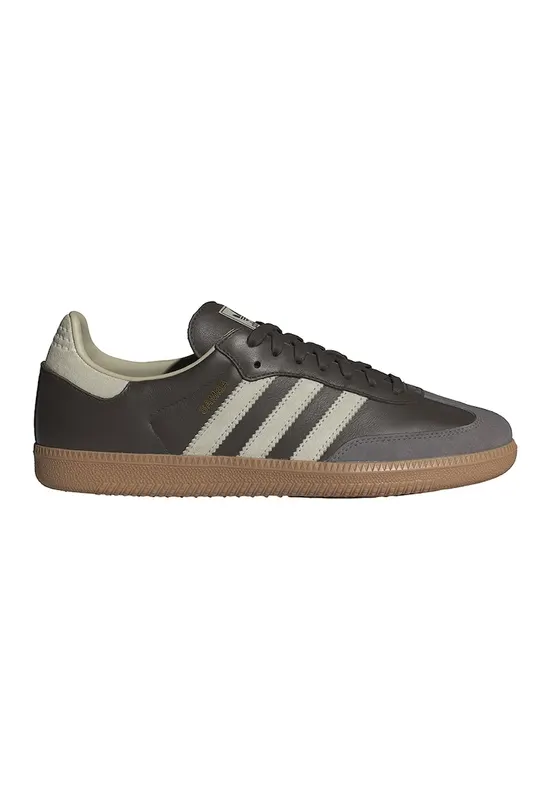 Pantofi sport din piele Samba OG - Negru stins/Bej deschis