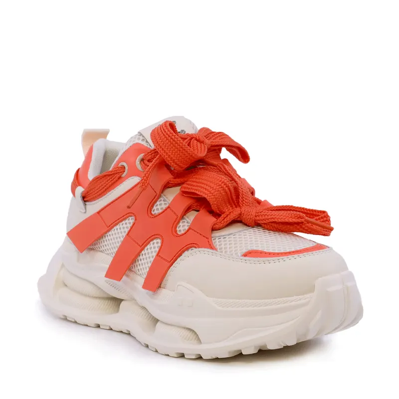 Sneakers ușori femei Luca di Gioia bej din material sintetic și textil 3841DP400BE — imaginea 2