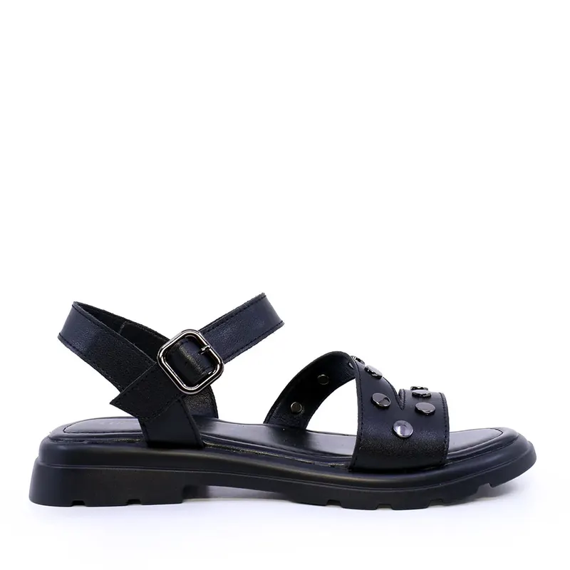 Sandale femei Luca di Gioia negre din piele 1291DS1310N