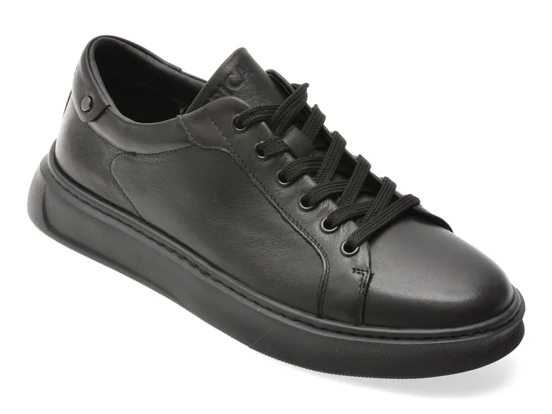 Pantofi sport EPICA negri, 59960, din piele naturala