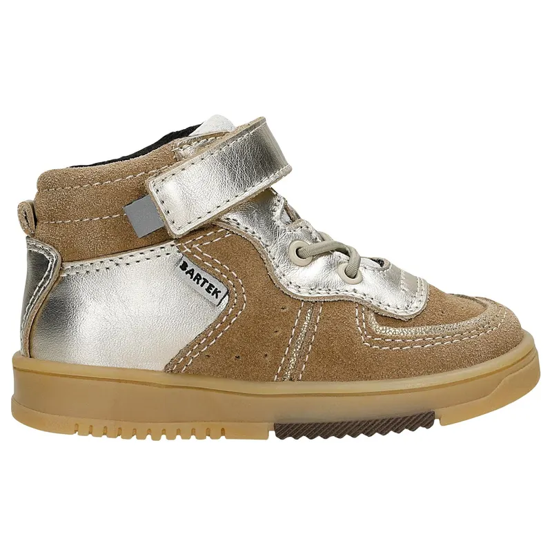 Sneakers pentru fete BARTEK 11583008, bej-auriu