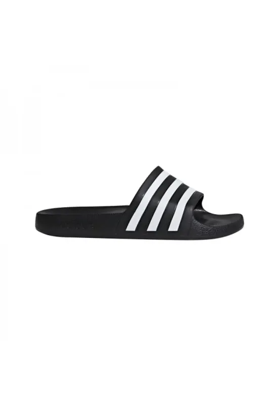 Papuci adilette aqua - Negru/Alb