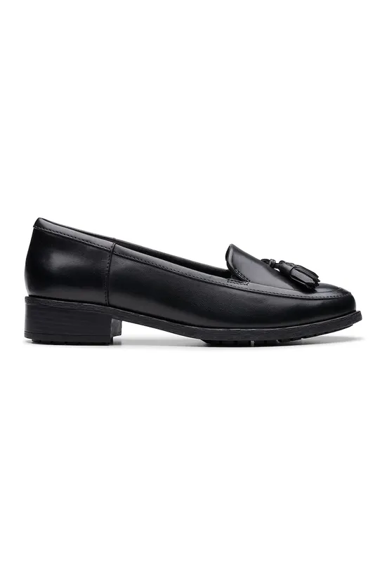 Pantofi loafer de piele cu canafi Edge - Negru