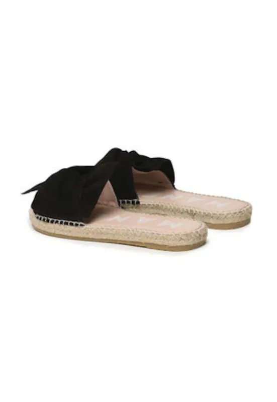 Espadrile dama piele naturala - negru - Negru