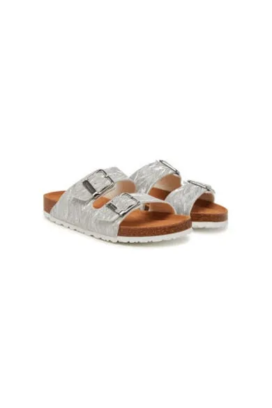 Slapi dama - 1-27503-42 - Piele ecologica - Gri - Gri