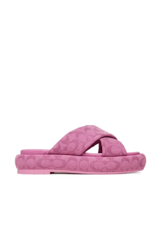 Slapi dama - CAS84 - Textil - Roz - Roz