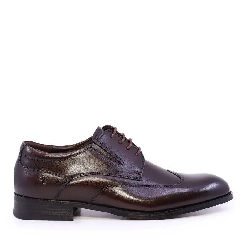 Pantofi derby bărbați Enzo Bertini Premium Collection maro din piele naturală 1090BP1655M