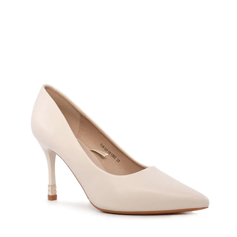 Pantofi stiletto femei Solo Donna bej 1161DP1610BE — imaginea 2