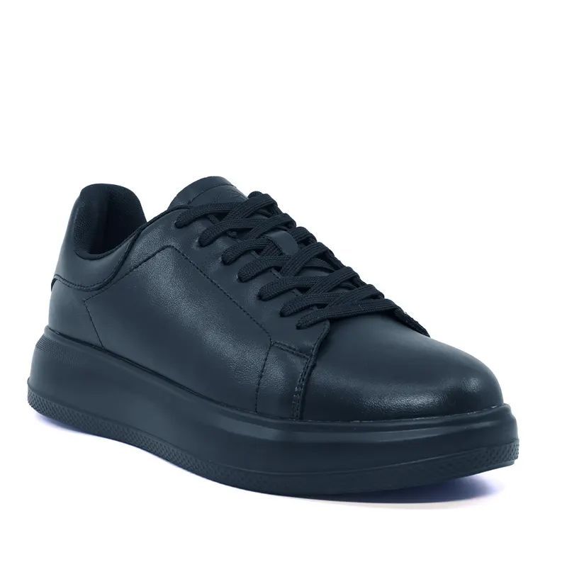 Sneakers bărbați bleumarin din piele 1532BP1110BL — imaginea 2