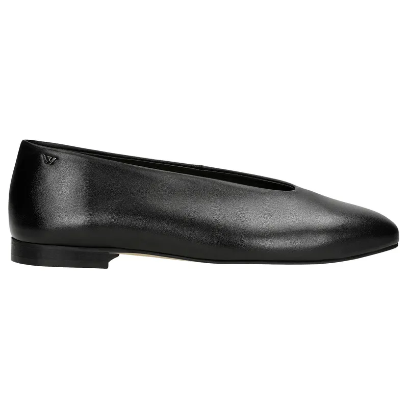 Balerini negri din piele damă