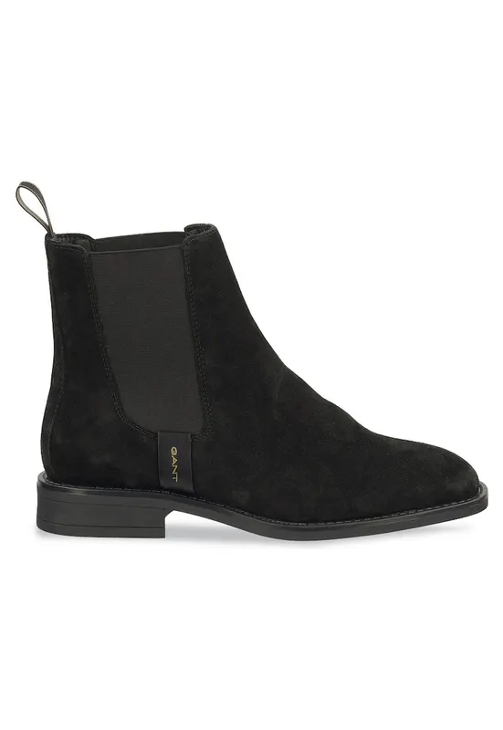 Botine dama 305603999 - Piele naturala - Negru