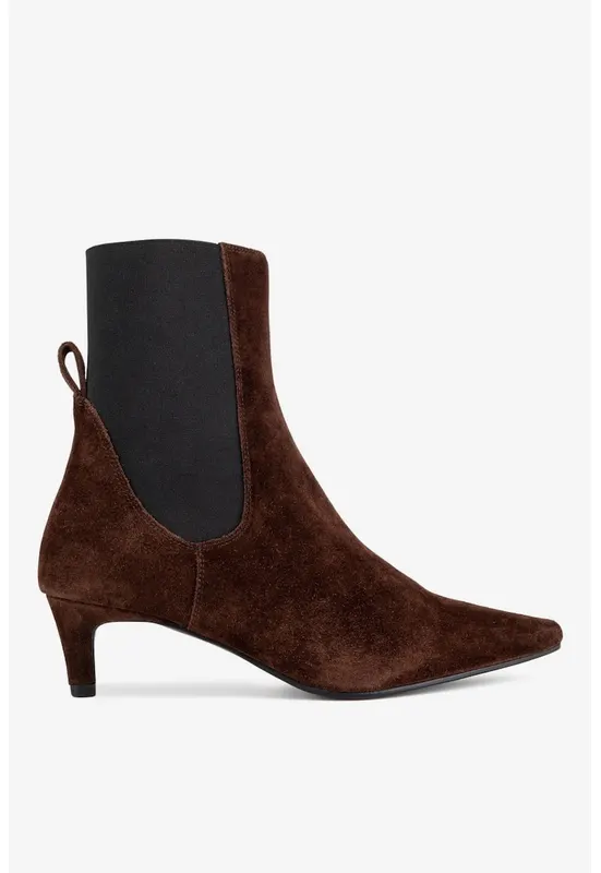 Ghete dama 5905588828464 - Piele intoarsa - Maro - Maro