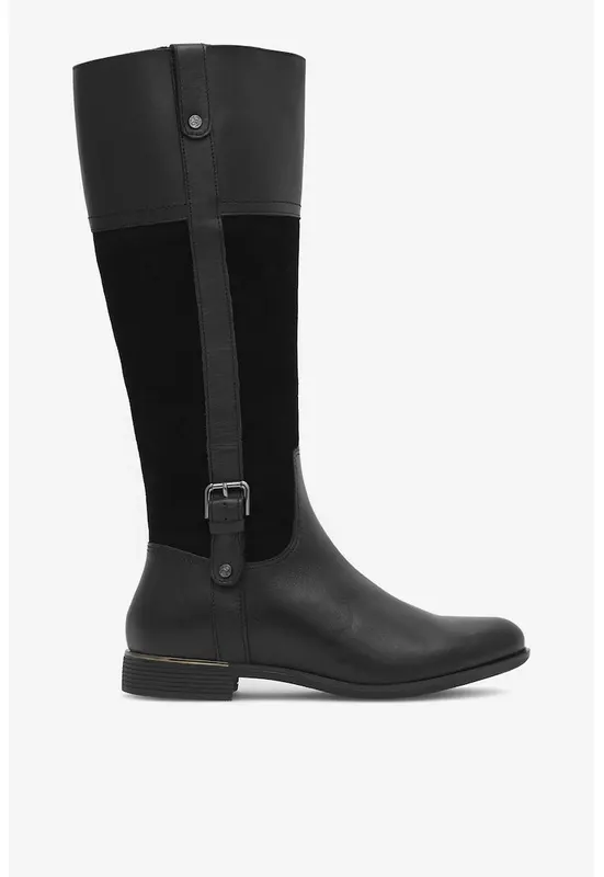 Cizme dama 5904862377322 - Piele naturala - Negru - Negru