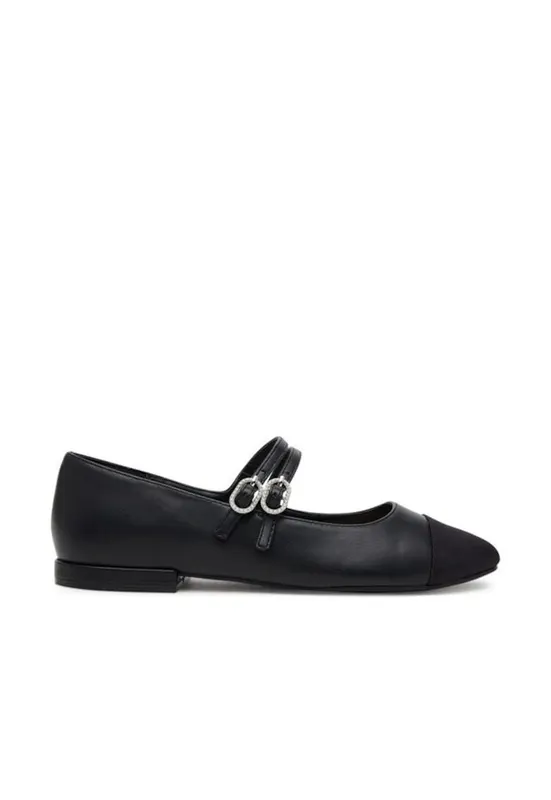 Balerini 13942537 - Piele ecologica - Negru - Negru