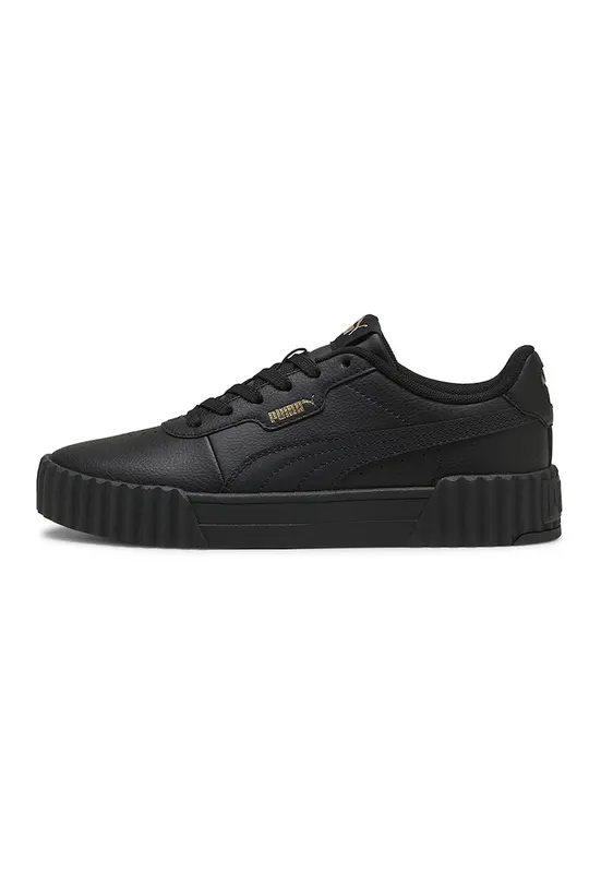 Pantofi sport Carina 3.0 de piele cu insertii de piele - Auriu/Negru