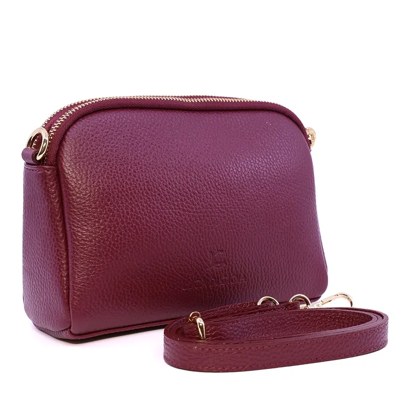Poșetă crossbody femei Luca di Gioia bordo 144POSP3754BO — imaginea 2