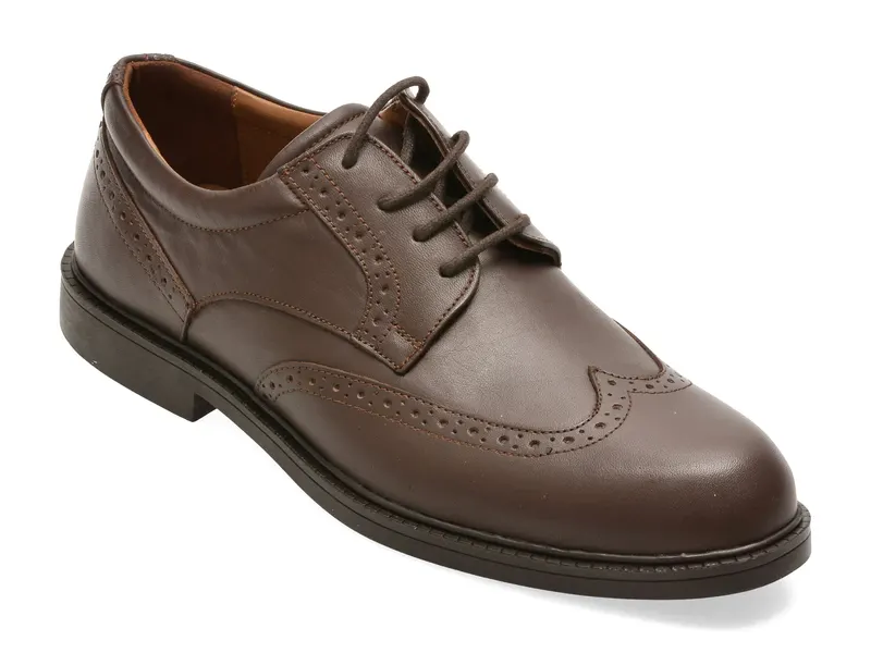 Pantofi eleganti BITE THE BULLET maro, RM108, din piele naturala