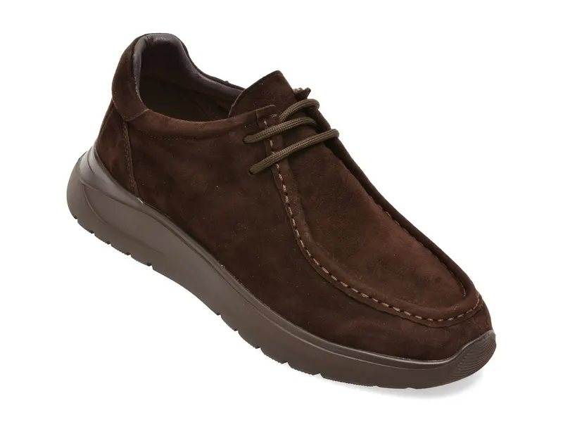 Mocasini GRYXX maro, QS845, din piele intoarsa