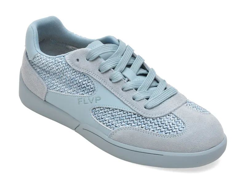Pantofi sport FLAVIA PASSINI albastri, 18381, din material textil si piele naturala