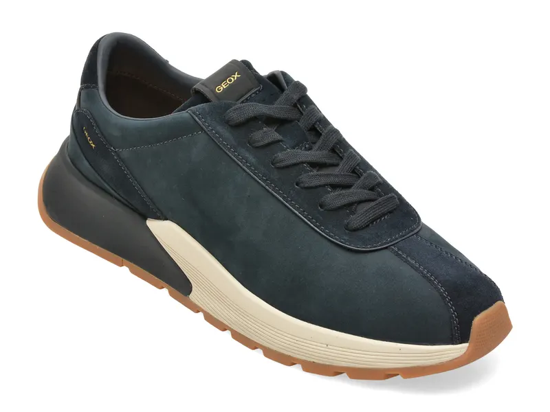 Pantofi sport GEOX bleumarin, U65N0A, din piele naturala