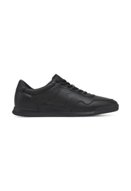 Tenisi barbatesti - 304950070 - piele ecologica - negru