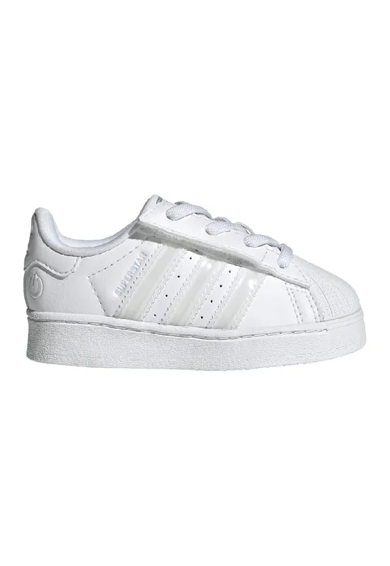 Pantofi sport cu lumini LED Superstar - Alb murdar