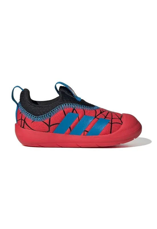 Pantofi sport slip-on cu imprimeu Spider-Man - Rosu/Albastru deschis