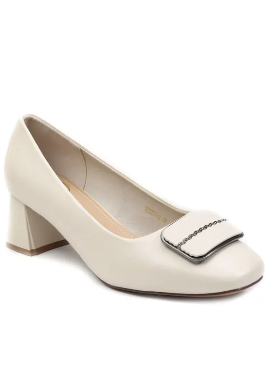 Pantofi dama TP2377 2 - Crem