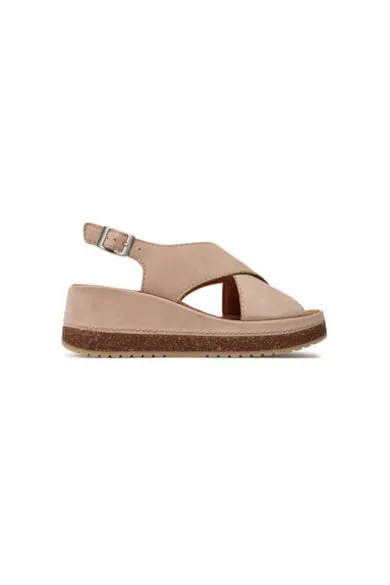 Sandale dama - 26177302 - Piele naturala - Roz