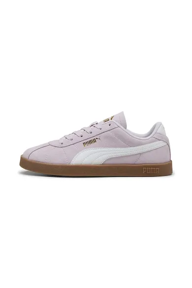 Pantofi sport Club II Intense unisex de piele intoarsa - Alb/Lila