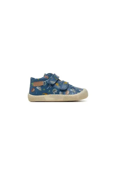 Adidasi baieti BAREFOOT AMUR VL - Piele naturala - Bleumarin