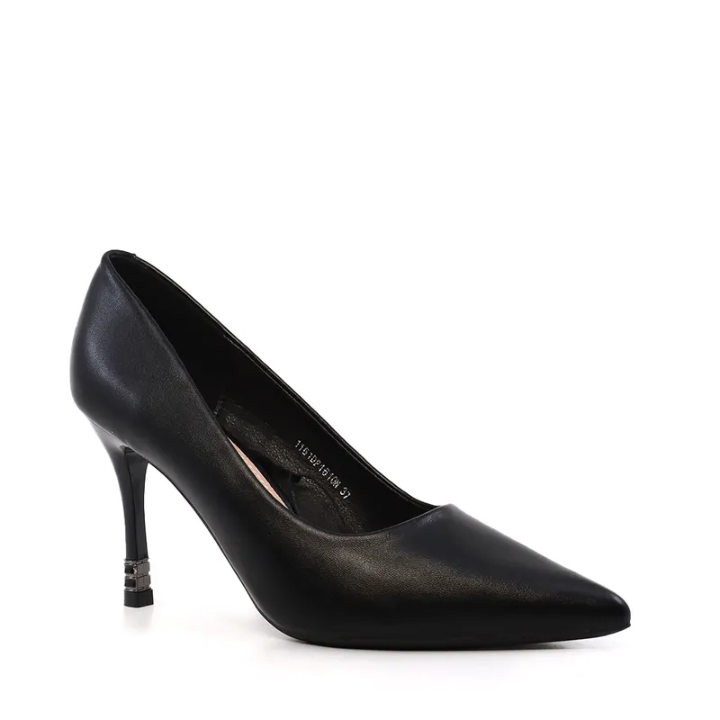 Pantofi stiletto femei Solo Donna negri 1161DP1610N — imaginea 2