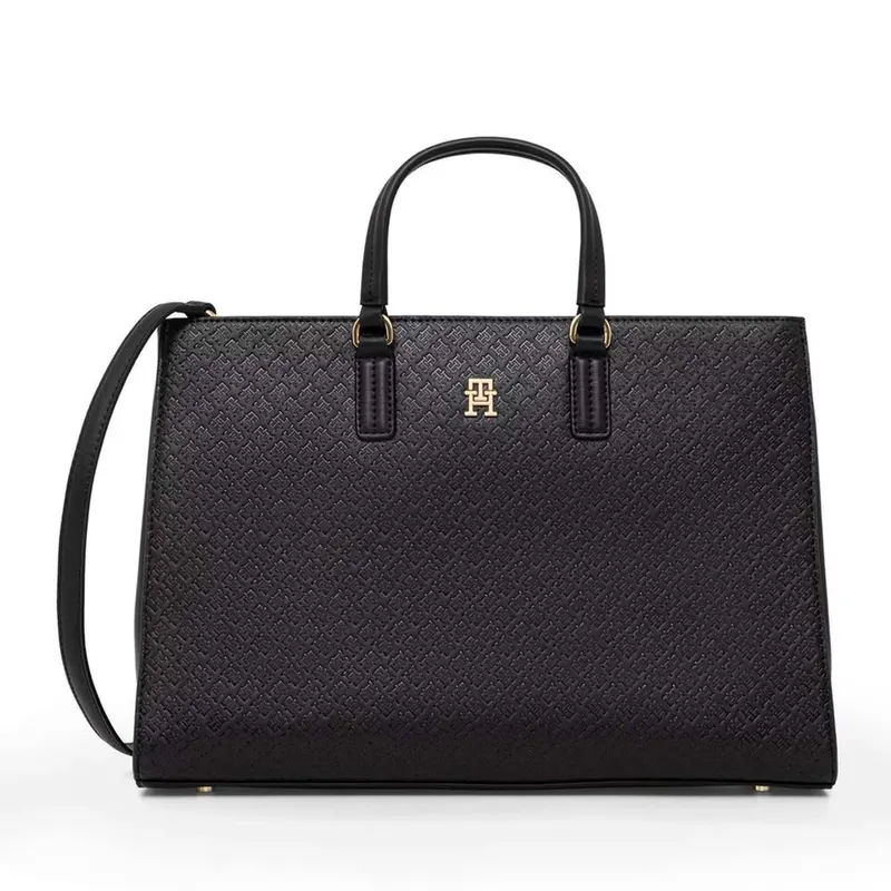 Poșetă tote femei Tommy Hilfiger neagră 3421POSS8418N