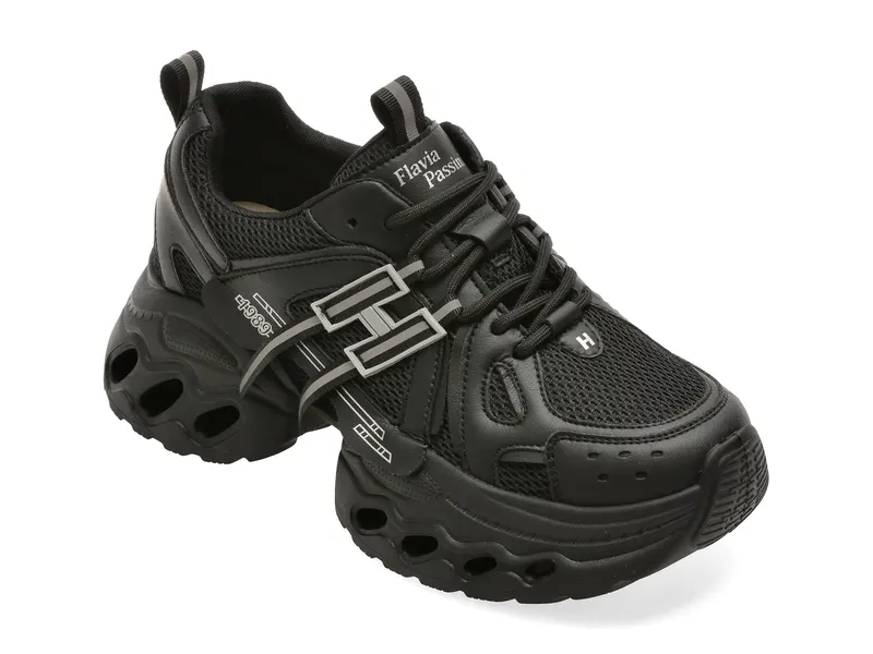 Pantofi sport FLAVIA PASSINI negri, 8820, din material textil