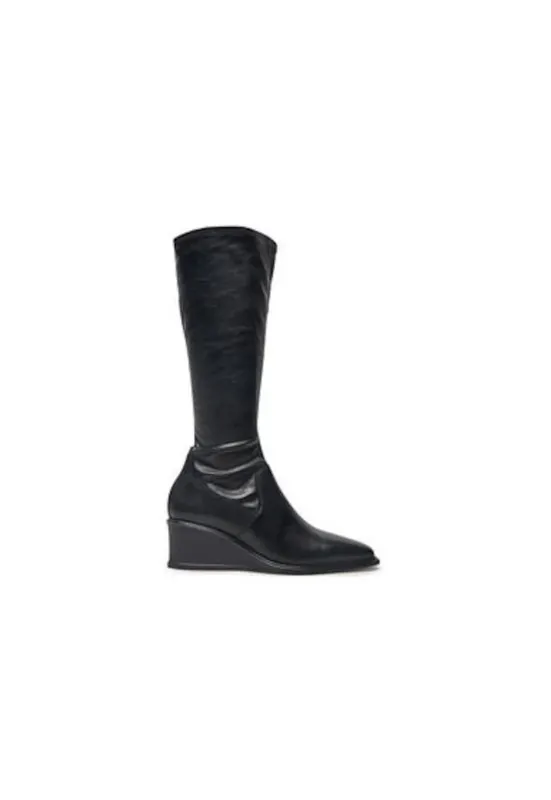 Cizme dama 5829-102-20 - Piele naturala - Negru - Negru