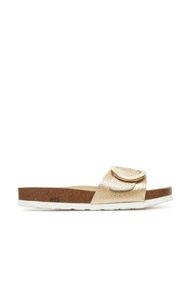 Slapi dama - 64314 - Piele naturala - Auriu - Auriu
