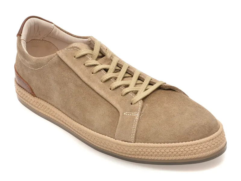 Pantofi gri, 26Y35, din piele intoarsa