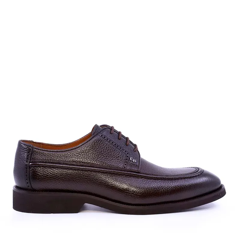 Pantofi derby bărbați Enzo Bertini Premium Collection maro din piele naturală 3389BP1432M