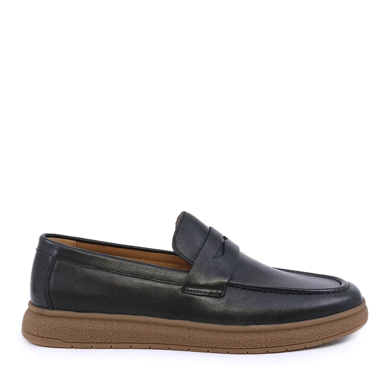 Mocasini bărbați Enzo Bertini negri din piele 1781BM5100N