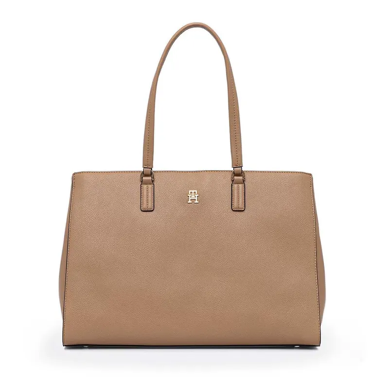 Poșetă shopper femei Tommy Hilfiger bej 3421POSS8380BE