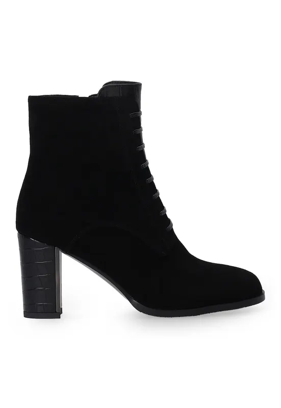 Botine din piele intoarsa
