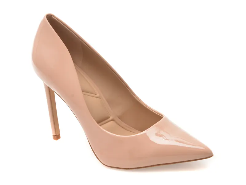 Pantofi eleganti ALDO nude, STESSY 2.0, din piele ecologica lacuita