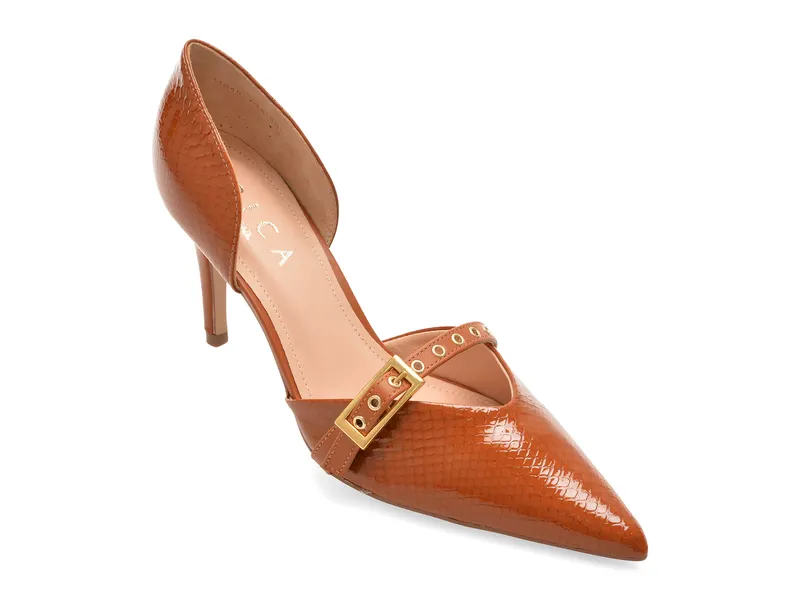 Pantofi eleganti EPICA maro, 1194508, din piele naturala